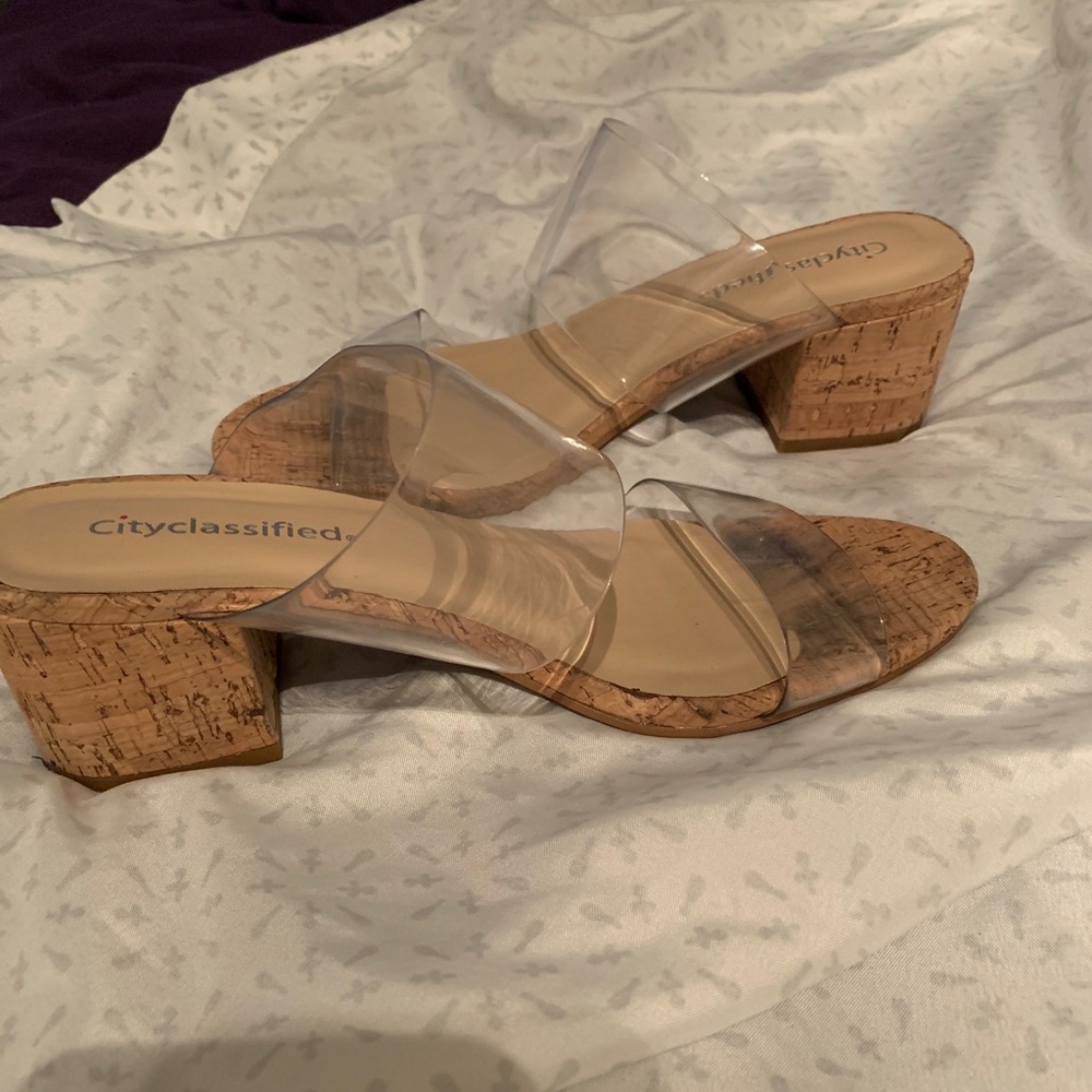 Clear sandals 👡